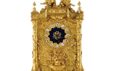 Gilt metal table pendulum clock