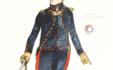 Hornblower: A fine collection of colour costume designs by John Mollo and wardrobe production items