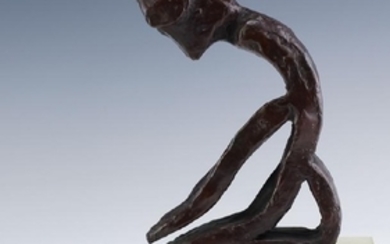 J James Akston American Modernist Bronze Art Sculpture