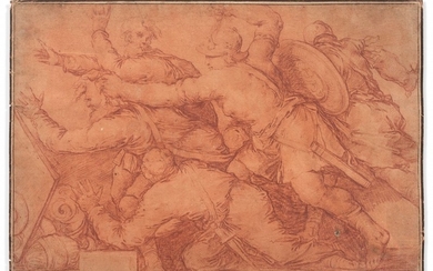 Luca GIORDANO Naples, 1634 - 1705 Scène de pillage