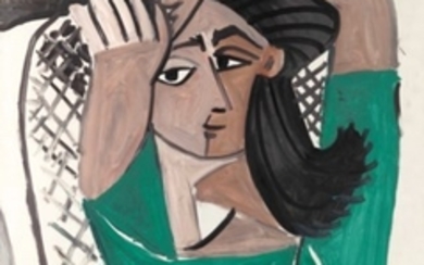 Pablo Picasso (1881-1973), Femme se coiffant