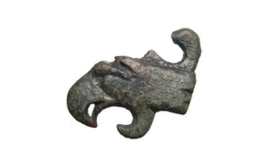 Roman bronze dagger or handle in the form of eagle