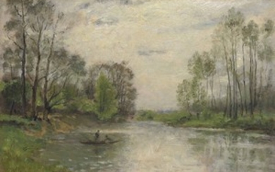 Stanislas-Victor-Édouard Lépine (French, 1835-1892), Les bords de la Marne