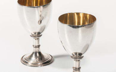 Two British Silver Goblets