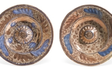 Two Hispano-Moresque lustre dishes, 19th century