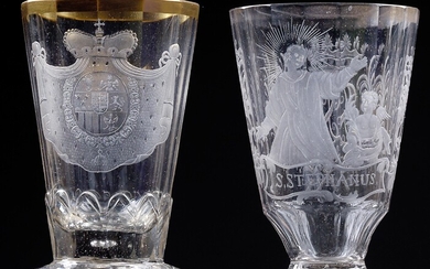 Two Baroque glasses