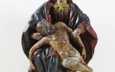 Pietà, alpenländisch, Mitte 19. Jahrhundert