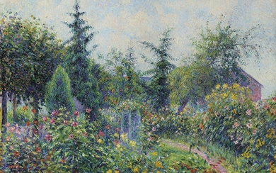 Camille Pissarro (1830-1903), Jardin et poulailler chez Octave Mirbeau, Les Damps
