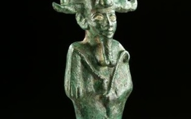 Published Egyptian Bronze Standing Osiris