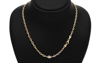 SOLD. A 14k gold necklace. L. 49 cm. Weight app. 30.5 g. – Bruun Rasmussen Auctioneers of Fine Art