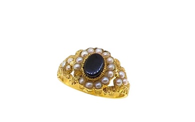 A 19th century mourning ring
