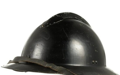 A Belgian/Dutch steel helmet M 26/31 of the police