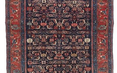 SOLD. A Bidjar rug, Persia. All over herati design. C. 1940. 156 x 110 cm. – Bruun Rasmussen Auctioneers of Fine Art