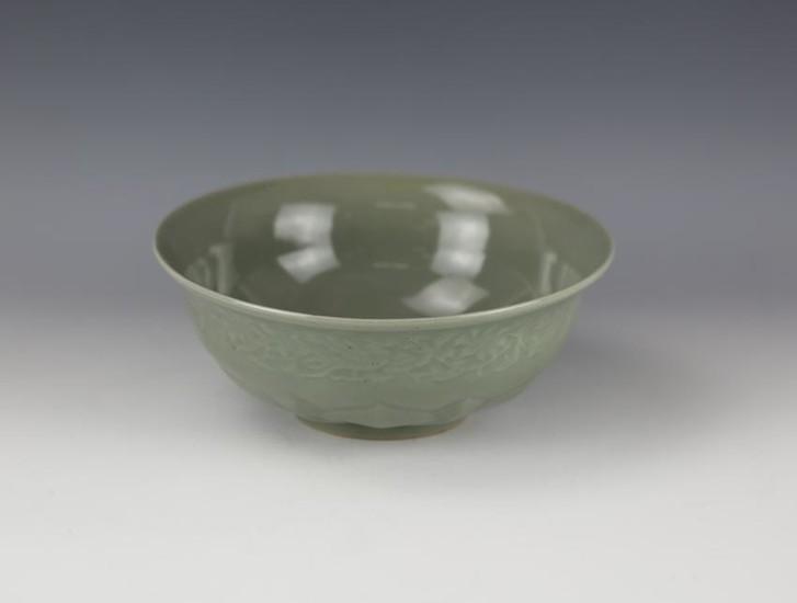 A Chinese Celadon-glazed Porcelain Bowl