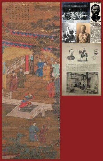 A Chinese Scroll Painting By Xie Huan