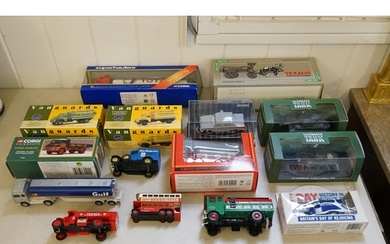 A Collection of 10 Boxed models to include Corgi Super Haule...