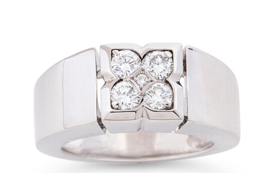 A Diamond and White Gold Ring, Van Cleef & Arpels