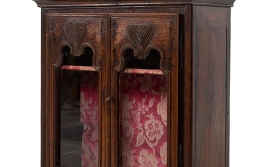 A French Provincial Oak Hanging Cupboard