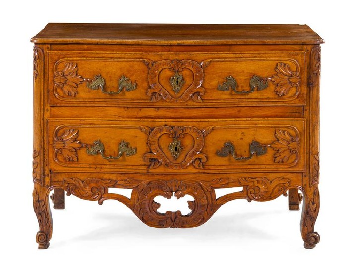 A French Provincial Walnut Commode