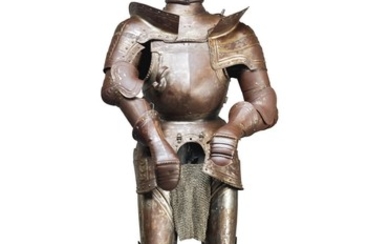 A GERMAN FULL ARMOUR IN THE INNSBRUCK STYLE OF 1540, 19TH CENTURY, PROBABLY NUREMBURG