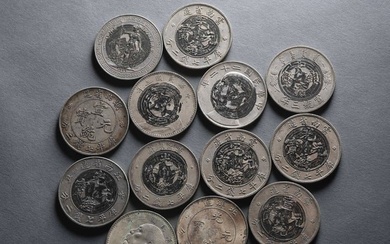 A GROUP OF 22TH CENTURY STERLING SILVER COINS