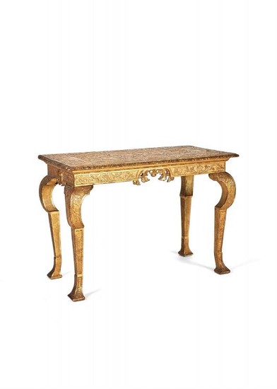 A George I carved and gilt-gesso centre table, circa 1720