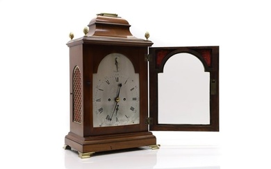 A George III mahogany bracket clock