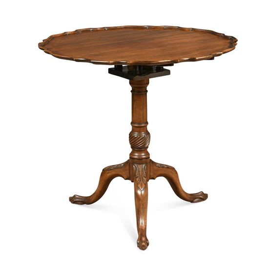 A George III style mahogany table, late 19th century