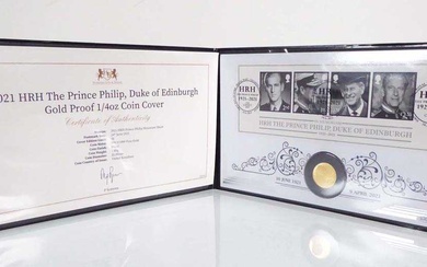 A Harrington & Byrne first day coin cover commemorating HRH...