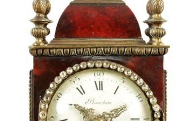 A LATE 19TH CENTURY FRENCH CAST BRASS AND TORTOISESHELL