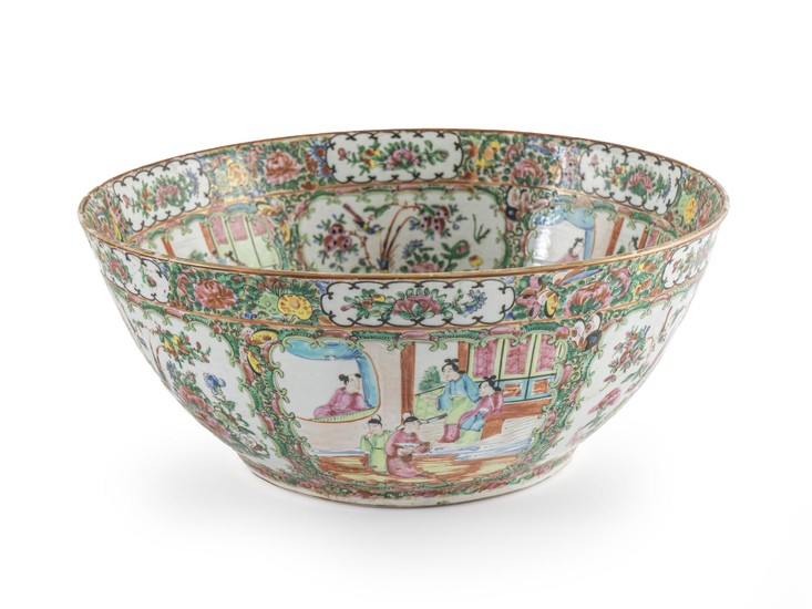 A Large Chinese Famile Rose Porcelain Bowl
