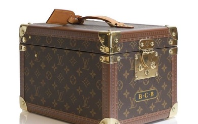 A Louis Vuitton monogrammed canvas bottle box