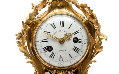 A Louis XV ormolu mantel clock