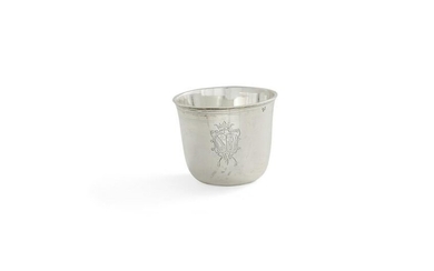 A Louis XV silver tumbler cup