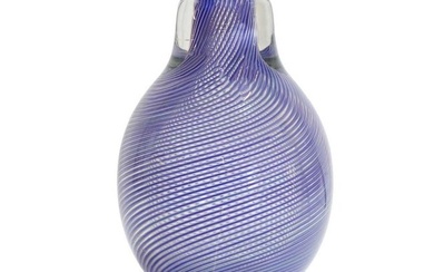 A 'Mezza Filigrana' glass vase