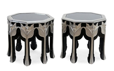 A Pair of Art Deco Style Side Tables.