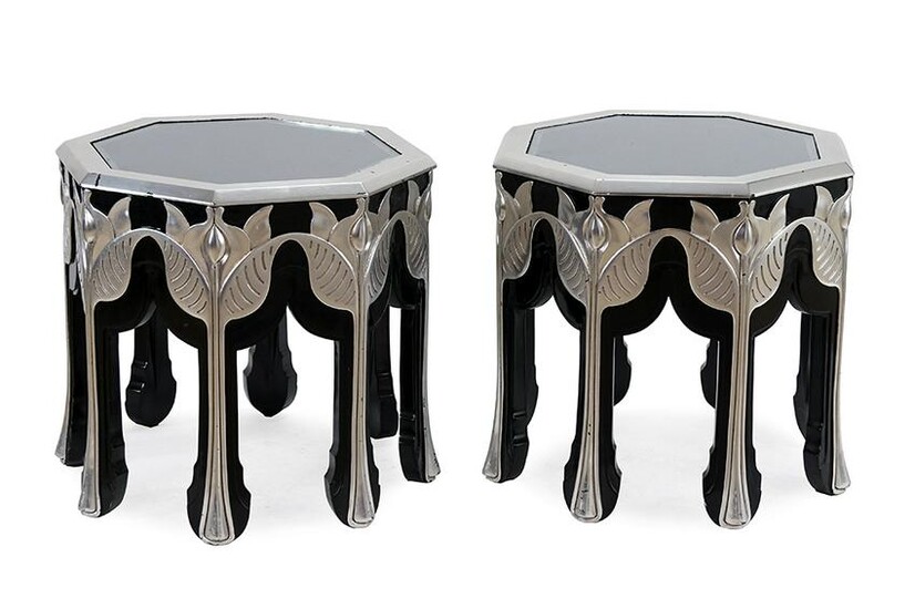 A Pair of Art Deco Style Side Tables.