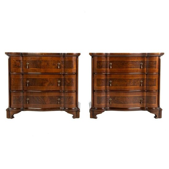 A Pair of Continental Style Diminutive Side Chest