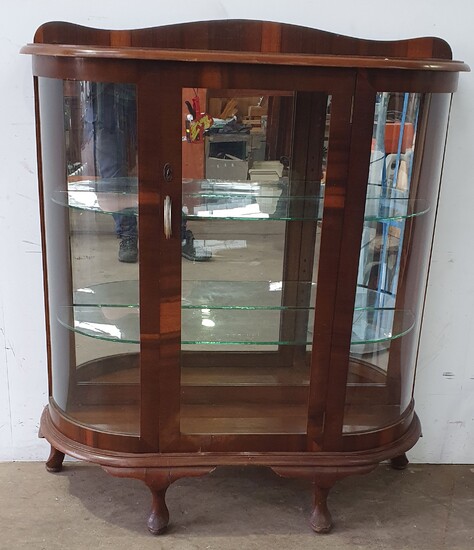 A QUEEN ANNE STYLE CHINA CABINET
