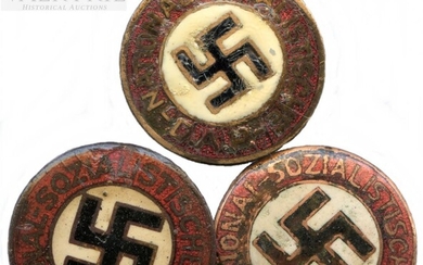 A Set of NSDAP Membership Badge.