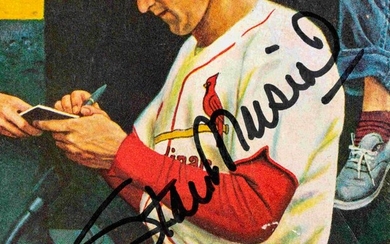 A Stan Musial Signed Autograph 1954 "Saturday Evening