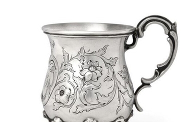 A Victorian Silver Christening-Mug, by Thomas Smily, London, 1870, baluster...