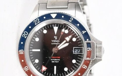 A Yema Superman GMT Pepsi Diver Watch