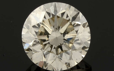 A brilliant cut diamond, weighing 0.42ct.