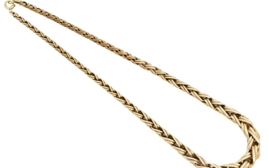 A chain necklace