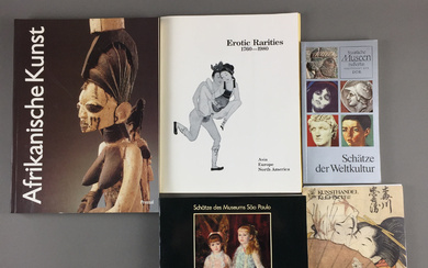 A collection of ART BOOKS, exhibition catalogues, etc., 5 pieces.