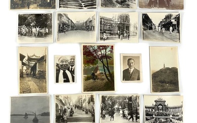 A collection of early 20th century photographs of China and Singapore.