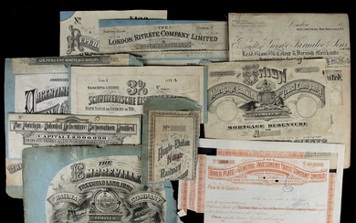 A collection of specimen Debentures and investment certificates