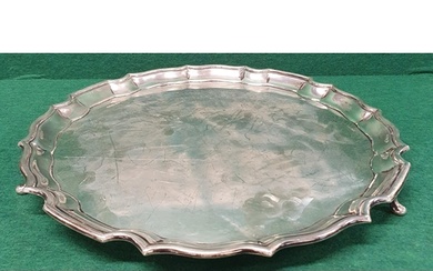 A large Sheffield Silver Salver of large size, James Dixon 3...