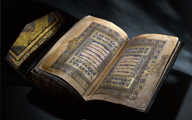 A magnificent illuminated Qur'an written in gold, Persia, Herat, Safavid, third quarter 16th century